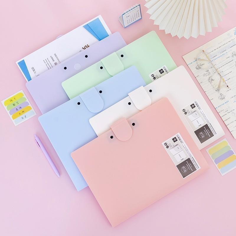 A4 Waterproof Multifunctional File Folder Dirtyproof Portable Paper Organizer for Kids Homework Sorting