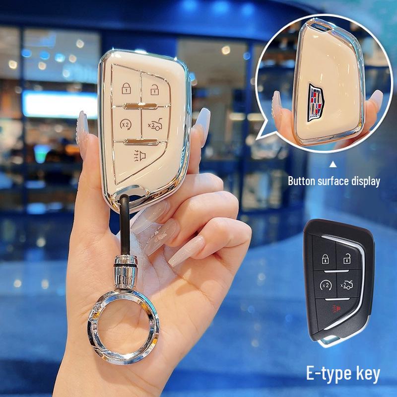 Cadillac Schlüsseletui für XT4, XT5, CT5, CT6, CT4, ATSL und GT4 - Speziell für Frauen entwickelt