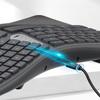 SANWA Ergonomic Wireless Keyboard with Silent Keys