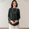 Women's Cashmere Batwing Sleeve Sweater - Autumn/Winter Solid Color Slimming Knit Pullover