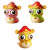 Cartoon Animal Burst Eye Snake Keychain Squeeze Ball Toys Keyring  Kids Holiday Gift