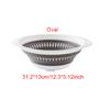 Collapsible Silicone Kitchen Storage Basket Multi-use Fruit Vegetable Drainer Foldable Kitchen Draining Organzier