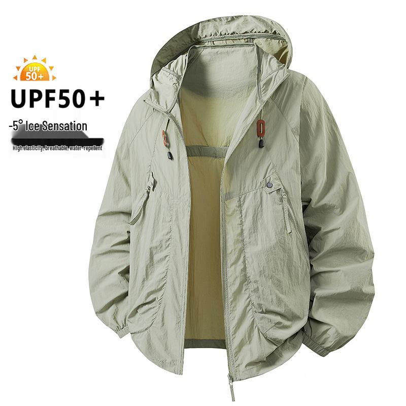 Ultra-Light Breathable Hooded Windbreaker for Men & Women - Summer Sunscreen Jacket