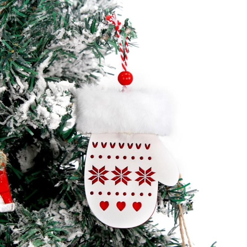 Portable Festival Wooden Plaque Decors for Door Wall Vehicles Christmas Party DIY Holiday Atmosphere