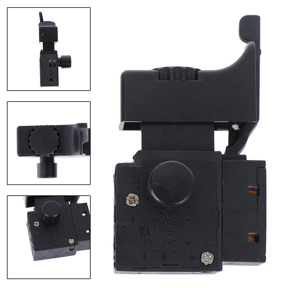 FA2-6/1BEK Black 6A 250V Electric Drill Speed Control Trigger Button Switch