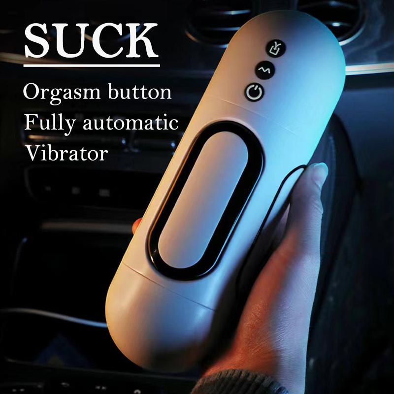 Automatic Male Masturbator Telescopic Vibrating Sounding Deep Throat Sucking Blowjob Masturbation Vagina Aircraft Cup Adult