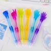 1Pc Creative Finger Bones Ballpoint Pen  Rock Paper Scissors Ball Pens Stationery Office School Supply Novelty Funny