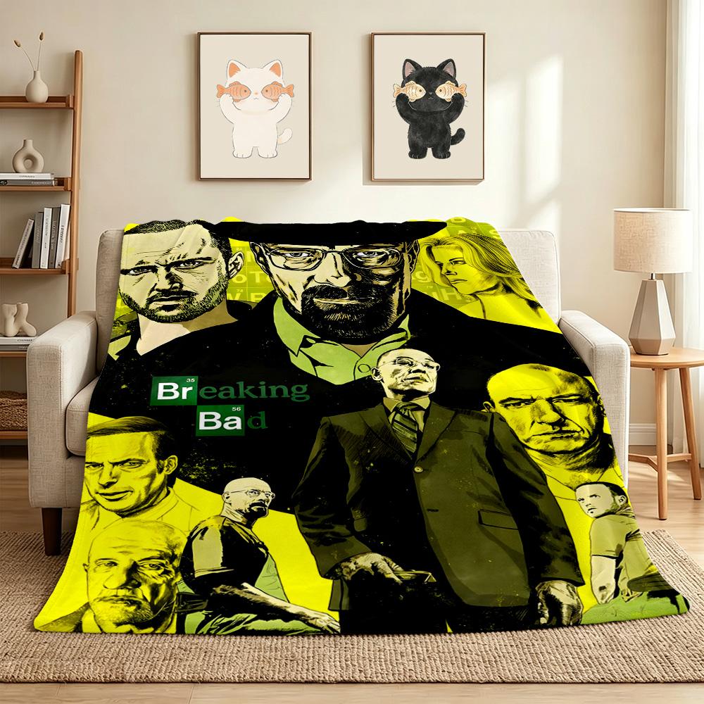 Bad Flannel Blanket Throw Blanket Soft Warm Sofa Bed Camping home Decor Unique Christmas Gift C9261093