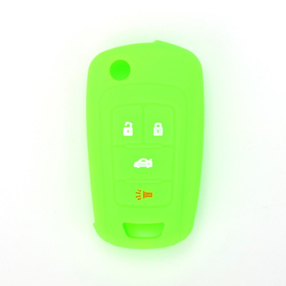 For Buick 4-button Old LaCrosse Silicone Key Cover Soft Rubber Key Bag Car Remote Control Anti-theft Device Protective Cover