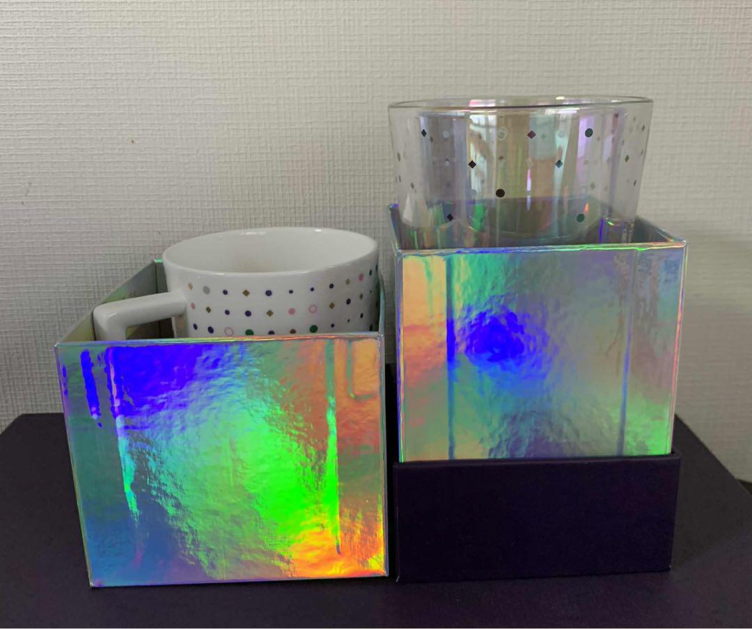 

[USED] BTS Starbucks Mug & Glass