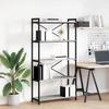 Bookshelf 80 x 30 x 155 cm Engineered Wood Grey Sonoma