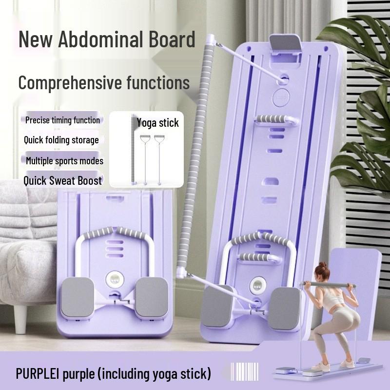 Foldable 4-in-1 Fitness Board for Abdominal, Chest, and Plank Training