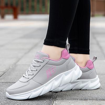 Moda Wiosna i Jesień Damskie Codzienne Buty Damskie Casualowe Sportowe Moda Koreańska Oddychające Płaska Podeszwa Do Biegania Lekkie Podróżne Sneakersy
