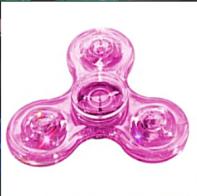 LED Light Fidget Spinner Finger Toy Hand Spinner Glow in Dark Stress Reduction plus Anxiety Relief designed for Children