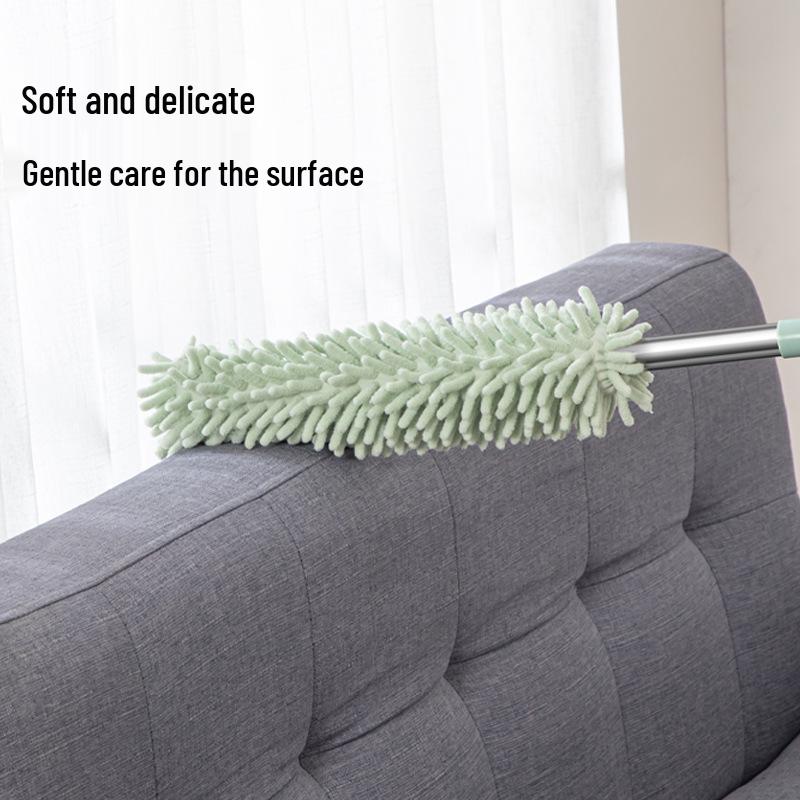Retractable Chenille Duster Brush for Car & Home Cleaning