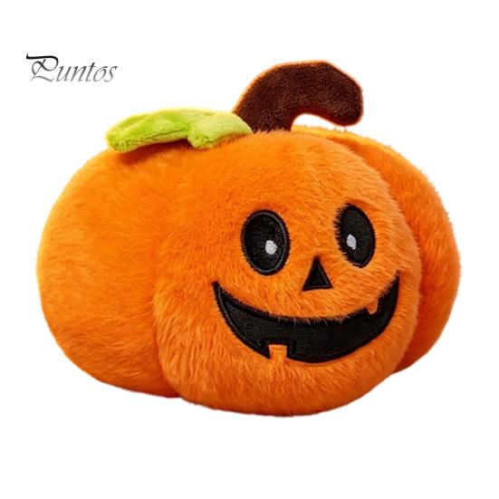 Decorative Halloween Party Ornaments Plush Toy, Ghost Skeleton Bat Witch Pumpkin Doll, Soft Cute Toys Stuffed Animal for Kids, Spooky Decor