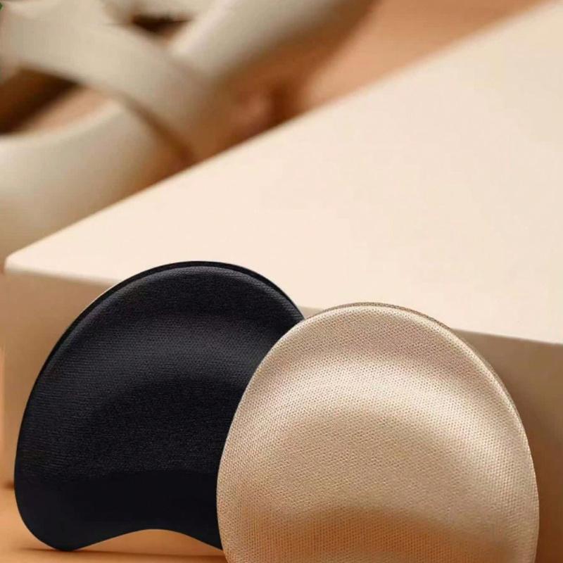 1 Pair Summer Sandal Forefoot Anti-Slip Pads, Sponge Material Sweat-Absorbing Comfortable Shoe Insoles With Adhesive Backing, Suitable For Girls