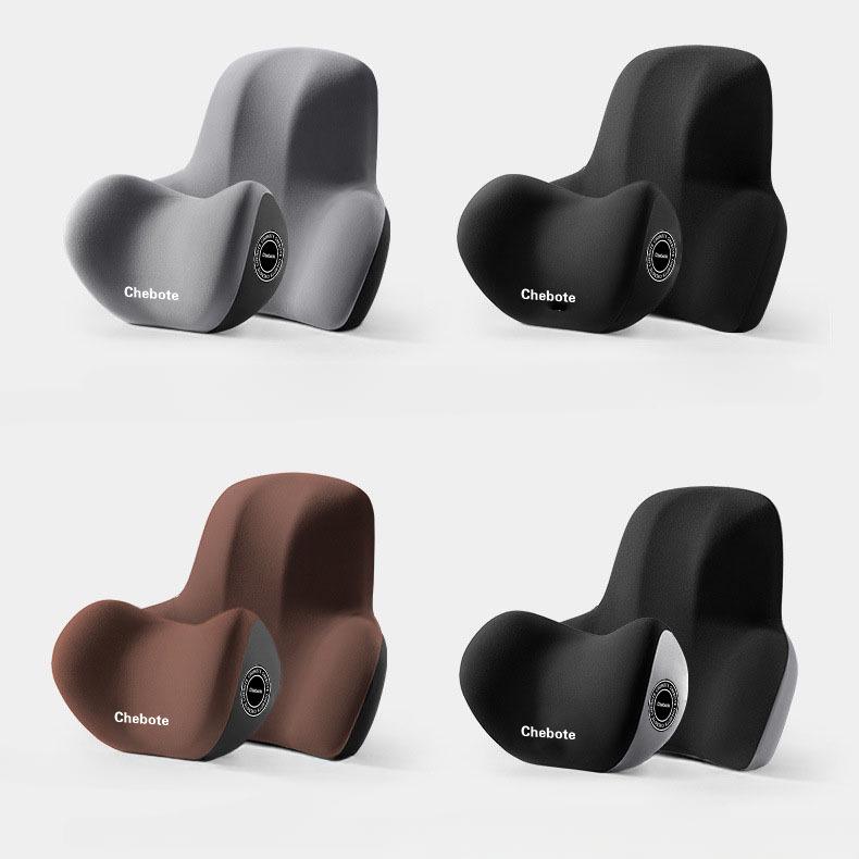 Memory Foam Car Neck Pillow Cushion Vehicle Head Pillow Seat Headrest Lumbar Support for Car Auto Lumbar Cushion