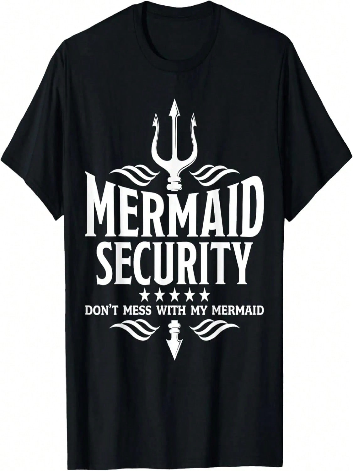 Mermaid Security Family Birthday Halloween Costume unisex Boys T-Shirt S разноцветный