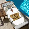 kawaii cartoon cat kitten cute M-Mofusand Towel soft Beach Towels Trip swim Pool bathing Towel Gym Spa home Decor Gift Holiday