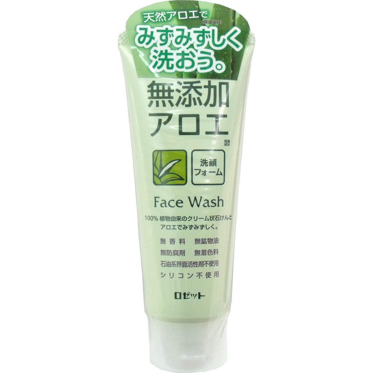 

aloe facial cleansing foam 140g x 5 pieces set [Rosette] Additive-free