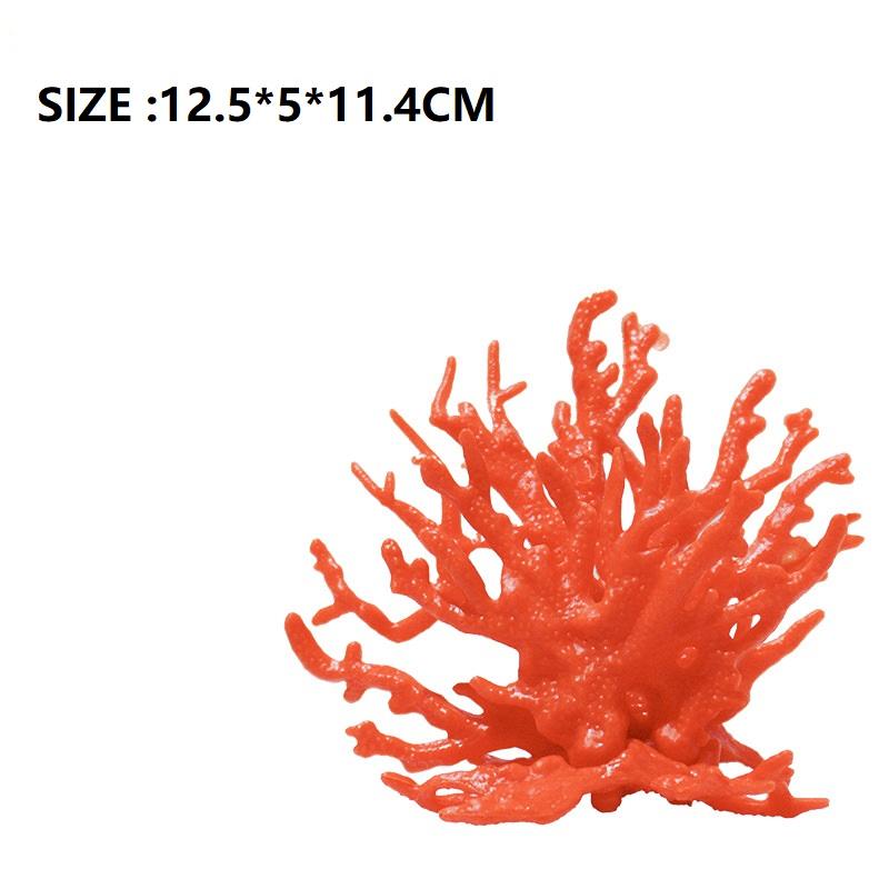 Fake Coral Aquarium Decoration for Aquarium Coral Water Plant Resin Fish Tank Aquascape Simulation ZSP06