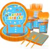 English Teacher Birthday Party Supplies Party Decoration Banner Flag Paper Cup Tissue English Teacher Party