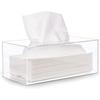 Tick Pan Fashion Bathroom Towel Box Elegant Transparent Acrylic Rectangle Storage Box |