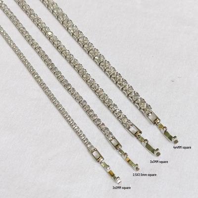 European & American Hip-hop Style Full Diamond Tennis Bracelet