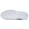 New JORDAN 1 Mid White/Pure Platinum 554724-104