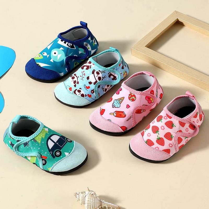 Mode Sandalen Cartoon Niedlich Vielseitig Strandschuh Rutschfest Weiche Sohle Komfort Mädchenschuhe Flach Schnelltrocknend Neue Jungen Wanderschuhe