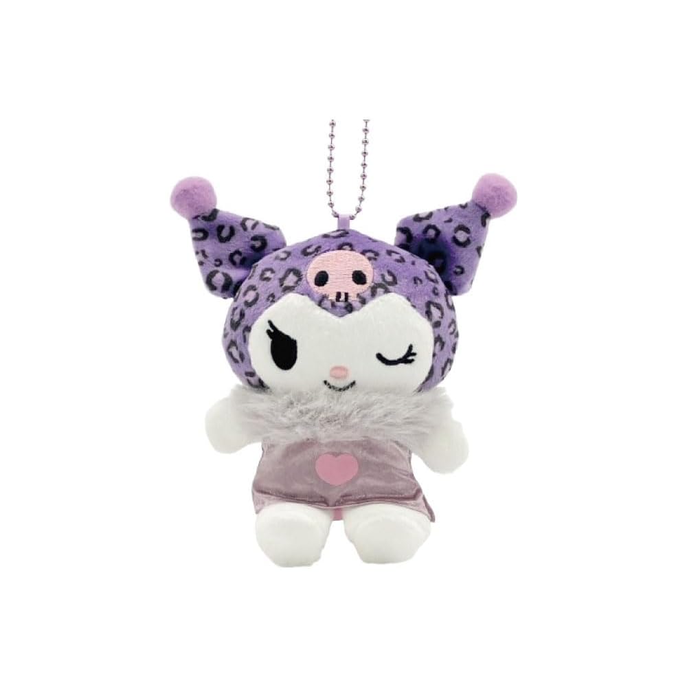 Nakajima Corporation My Melody Chococat Plush Toy Leopard 13x7.5x6cm