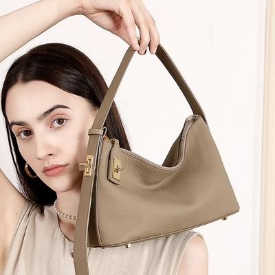 Echte Leder Commuter Knödeltasche Hochwertige Commuter Umhängetasche Handtasche Achseltasche