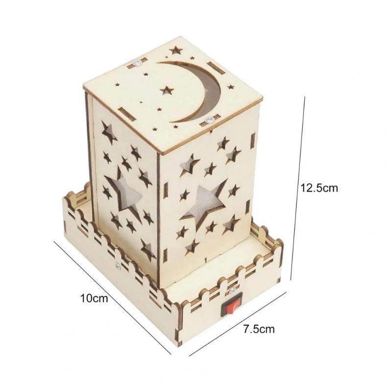 DIY Colorful Star Lights Model Handmade Projection Lamp Science Technology Educational Kit Puzzle STEM Toy For Children