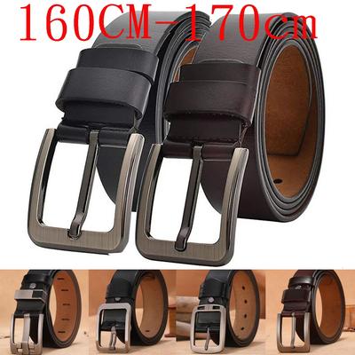 100-170cm Ζώνες από γνήσιο δέρμα αγελάδας για άντρες Υψηλής ποιότητας και μακρύ μέγεθος ανδρικής πόρπης ζώνη μέσης