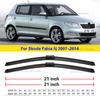 Car Wiper Blades for Skoda Fabia 2 5j 2007~2014 Front Windscreen Wipers Car Goods Stickers 2008 2009 2010 2011 2012 2013