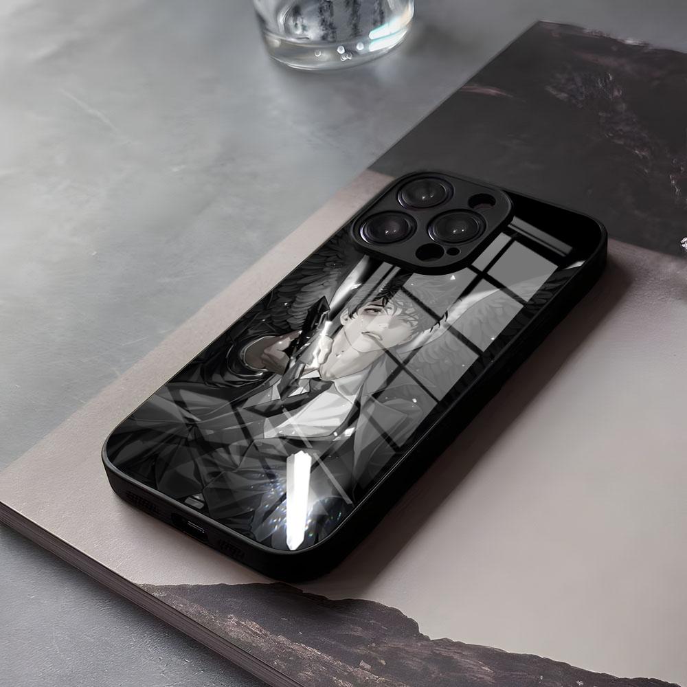Omniscient R-Reader V-Viewpoint Orv Phone Case For IPhone 17 Air 16 E Pro Max 15 14 13 Mini 12 Pro 11 Max Plus Black Glass Cover