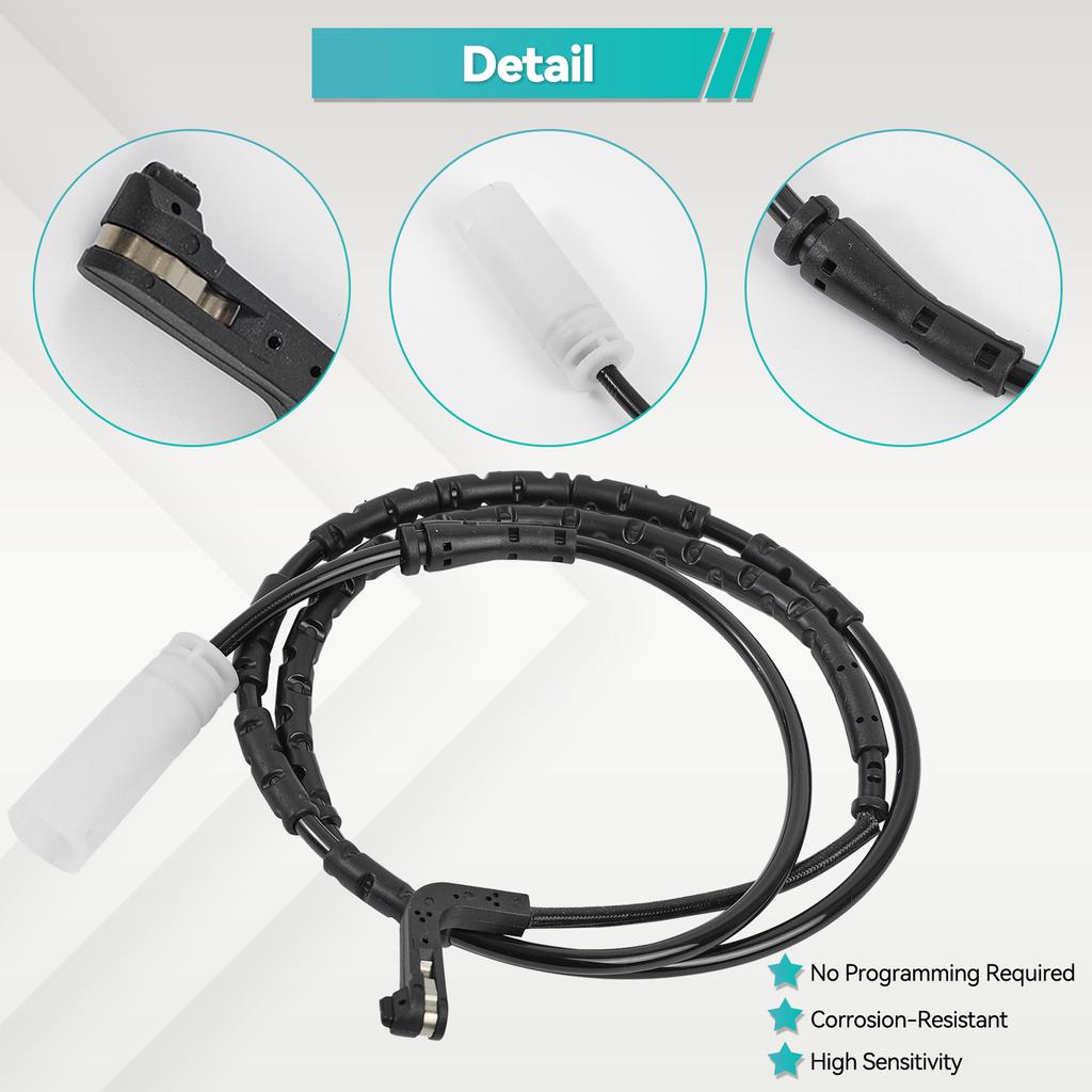 Car Auto Rear Brake Pad Wear Indicator Sensor 34356762253 For BMW 1 Series E81 E82 E87 E88 3 Series E90 E91 E92 E93 34356789445