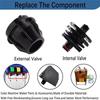 AEE4-3Pcs UF-1 Nozzle And Diffusser Assembly,For Coke UF-1 Soda Inner Outer Valves Repair Or Replacement