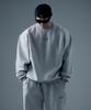 The Rank Basic Symbol Stitch Sweatshirt [Melange Grey]