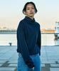 MINIMALPROJECT Cotton Turtleneck T-Shirt Mtt102 [Navy]