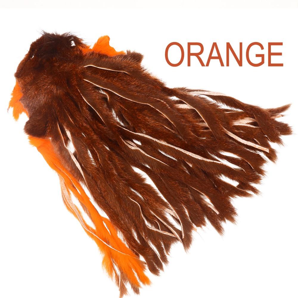 Bimoo Full Pine Eichhörnchen-Zonker-Hautstreifen für Matukas Zonkers Streamer Leeche Soft Strips 3 mm Dubbing Fur Fliegenbindematerialien