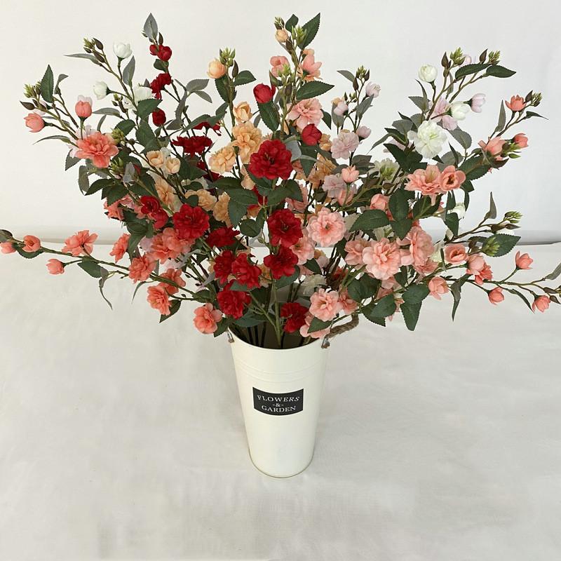 Bouquet Flower Camellia For Table Centerpiece Home Office Decorations Gifts