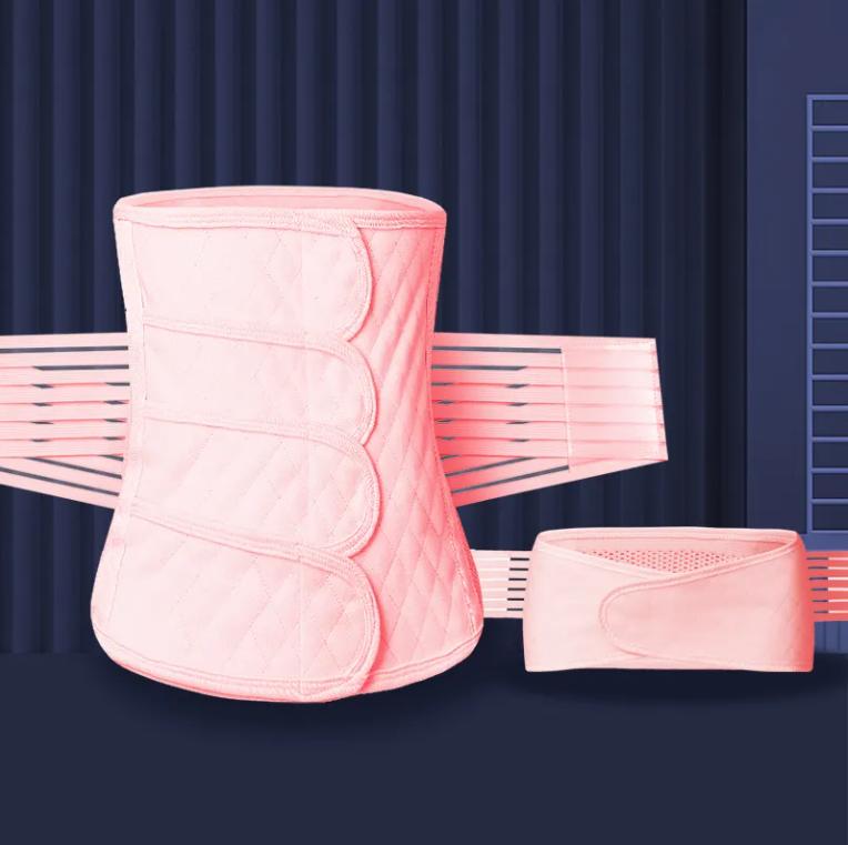 Custom Adjustable Shapewear Slimming New Breathable Abdominal Postpartum Belly Wrap Belt S розовый