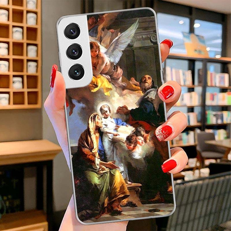 Renaissance Art Painting Cover Phone Case For Samsung Galaxy S26 S25 Edge S24 Ultra S23 S22 Plus S21 S20 FE Soft Fundas Shell Ga