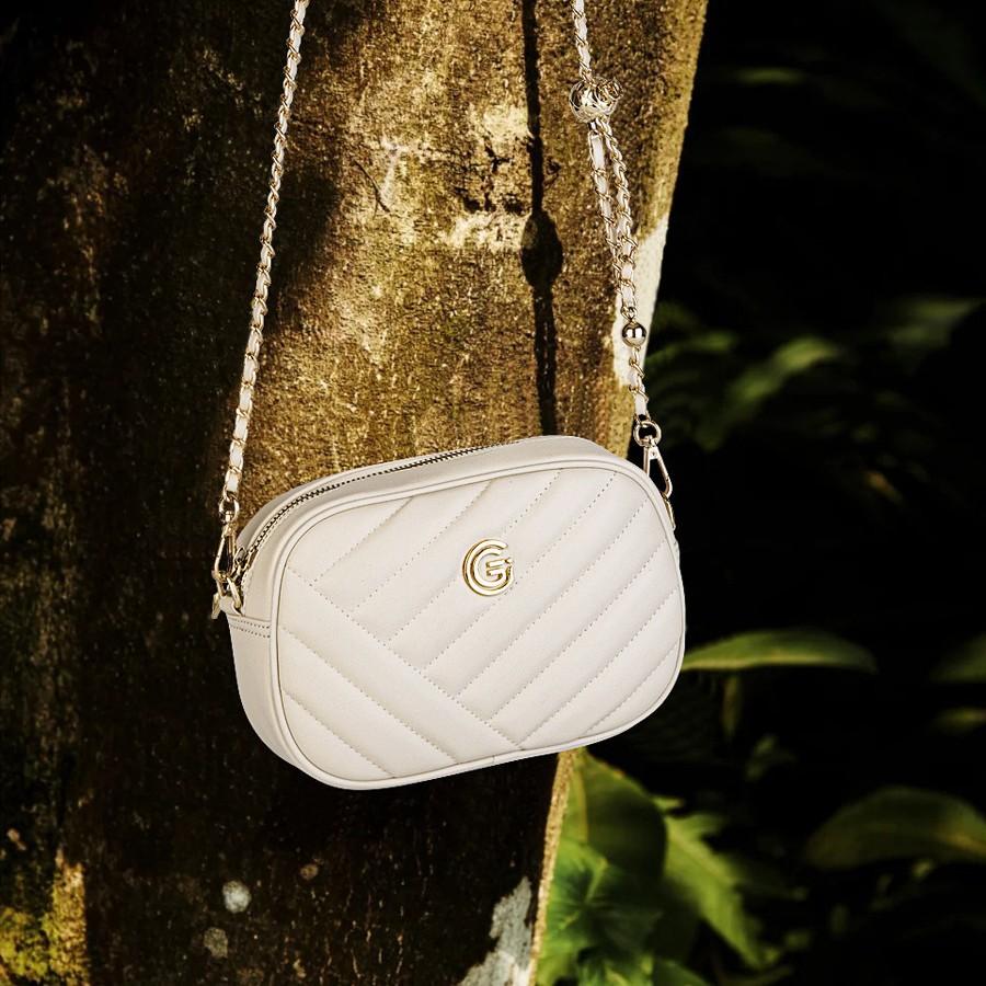 New fashion mobile phone bag, genuine leather chain quilted bag, single shoulder crossbody women's bag