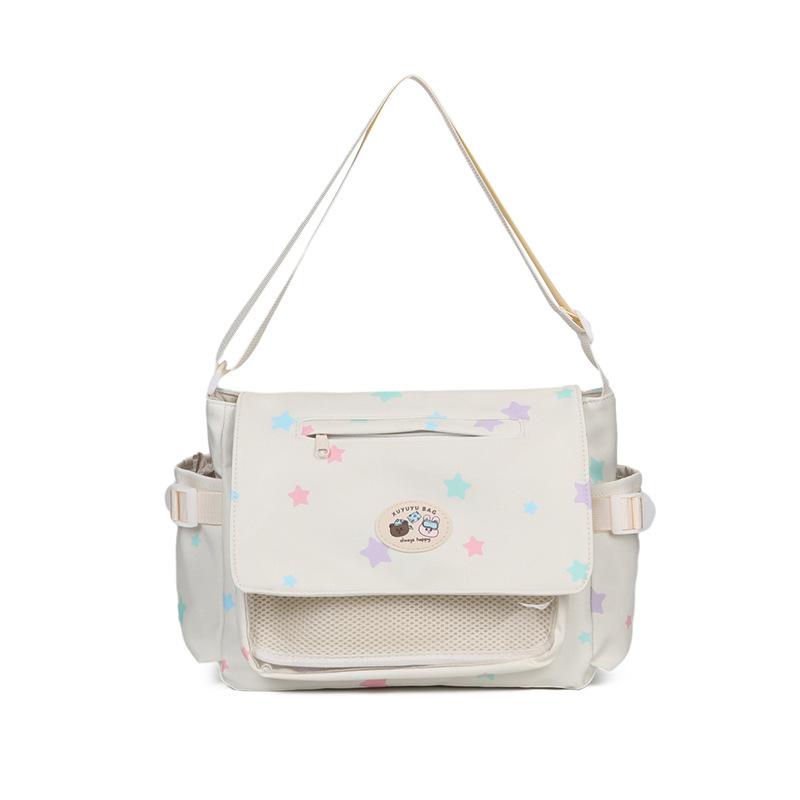 Pain bag baby bag flip multi-color nylon Japanese shoulder messenger bag women's bag student bag bar doll card