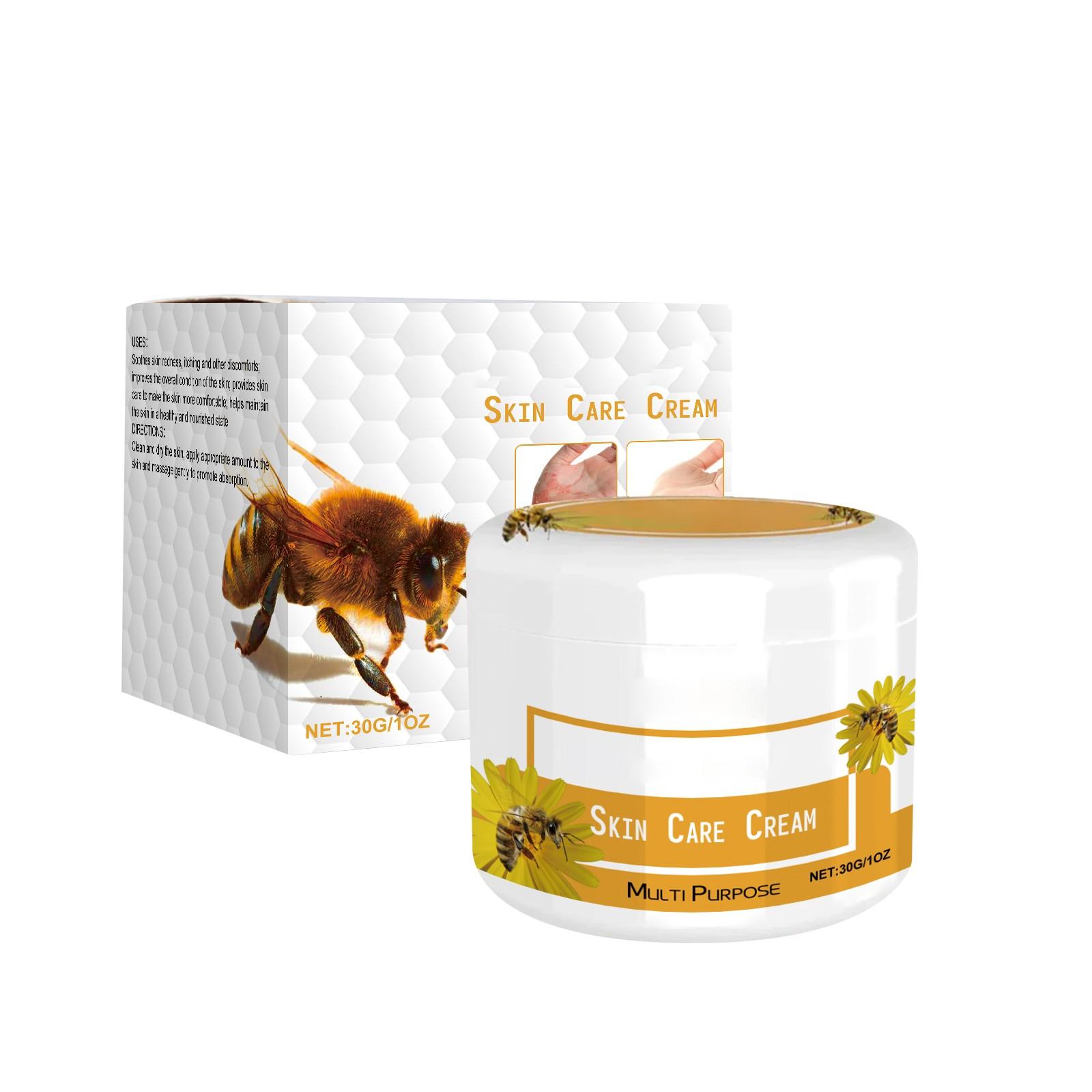 

Крем для снятия раздражения кожи пчелы снимает дискомфорт, питает кожу, улучшает состояние кожи, крем One Size