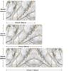 Marbling Print Kitchen Mat Carpet Floor Mat Gray Durable Home Entrance Doormat Bathroom Carpet Living Room Decorative Rugs