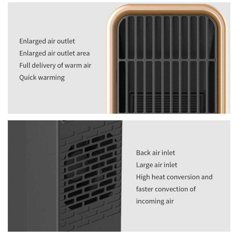 PTC Ceramic Electric Heater Intelligent Constant Temperature Control Heating Fan Household Instant Heating Warm Air Blower